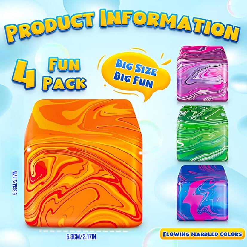 Squishy Ice Cube Fidget Toy Needoh