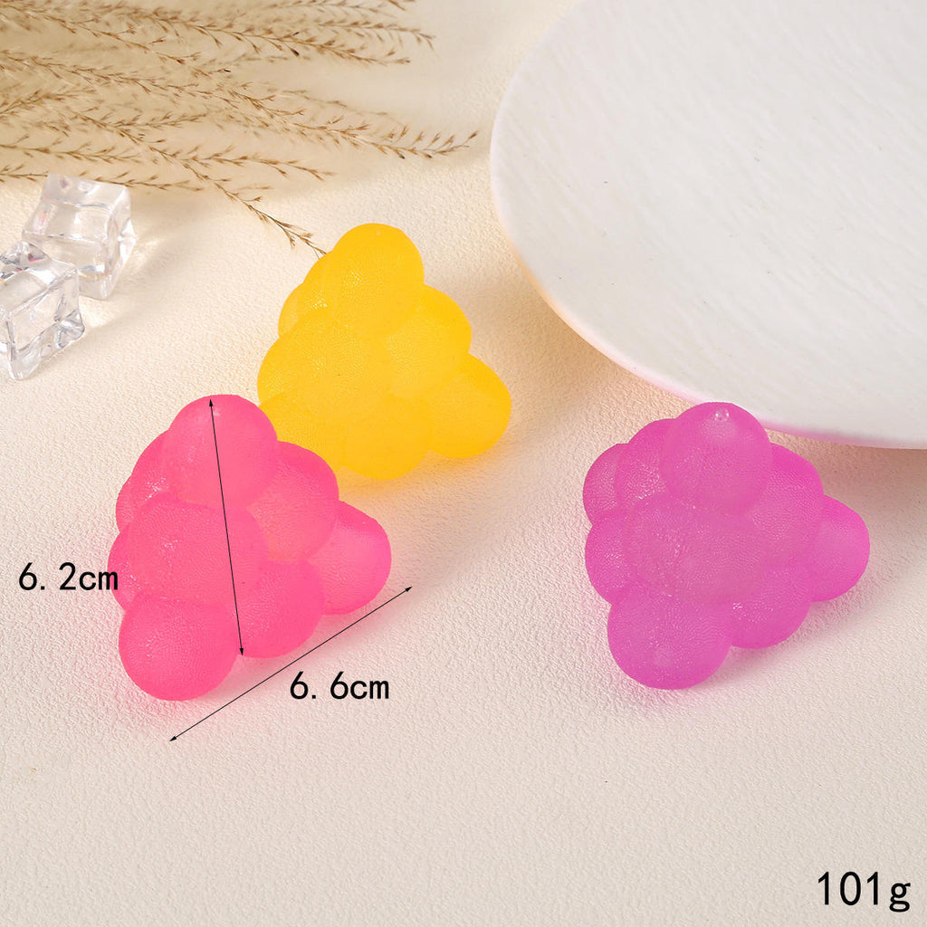 Kawaii Flower Cube Fidget Ball, Slow Rising Textured Squeeze Toy, Calming Sensory Gift for All Ages