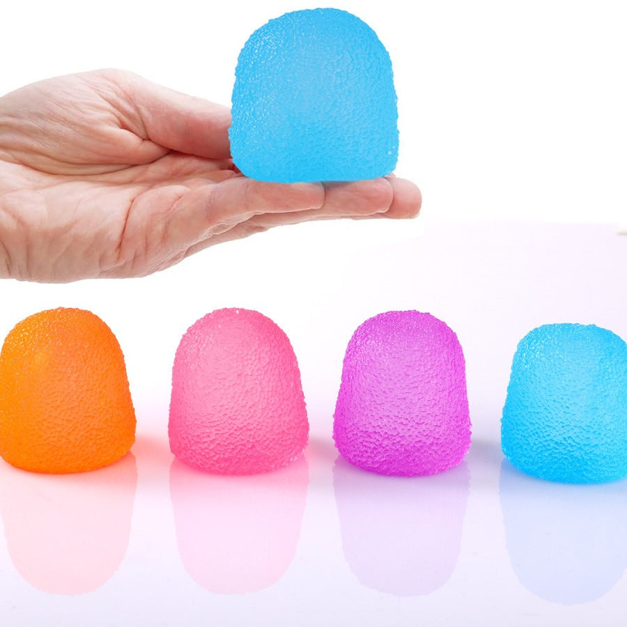 Gummy Candy Squishy Stress Ball, Textured Ice Cube Squeeze Fidget Toy for Anxiety Relief, Sensory Toy for Kids & Adults