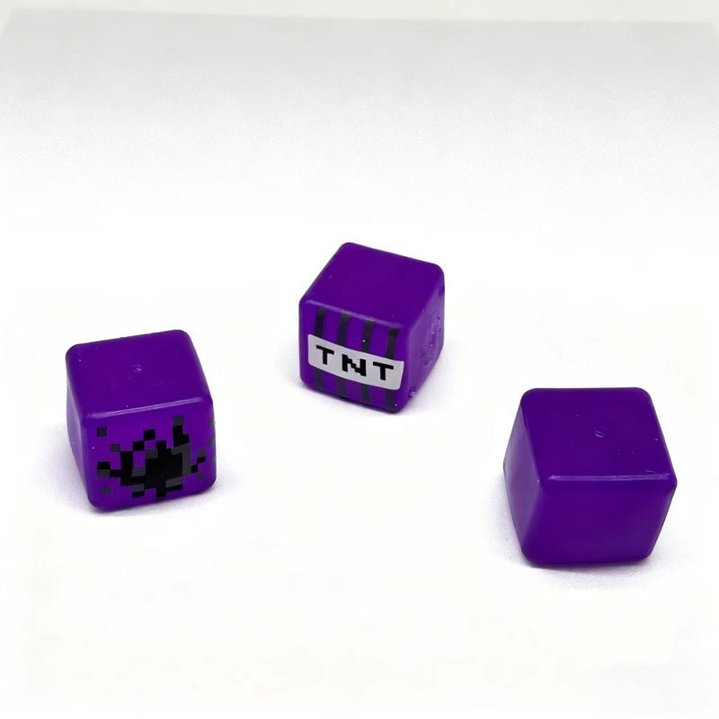 TNT Block Squishy Stress Toy, Soft Cube Squeeze Fidget Toy for ADHD, Gamer Gift for Office, Classroom & Travel