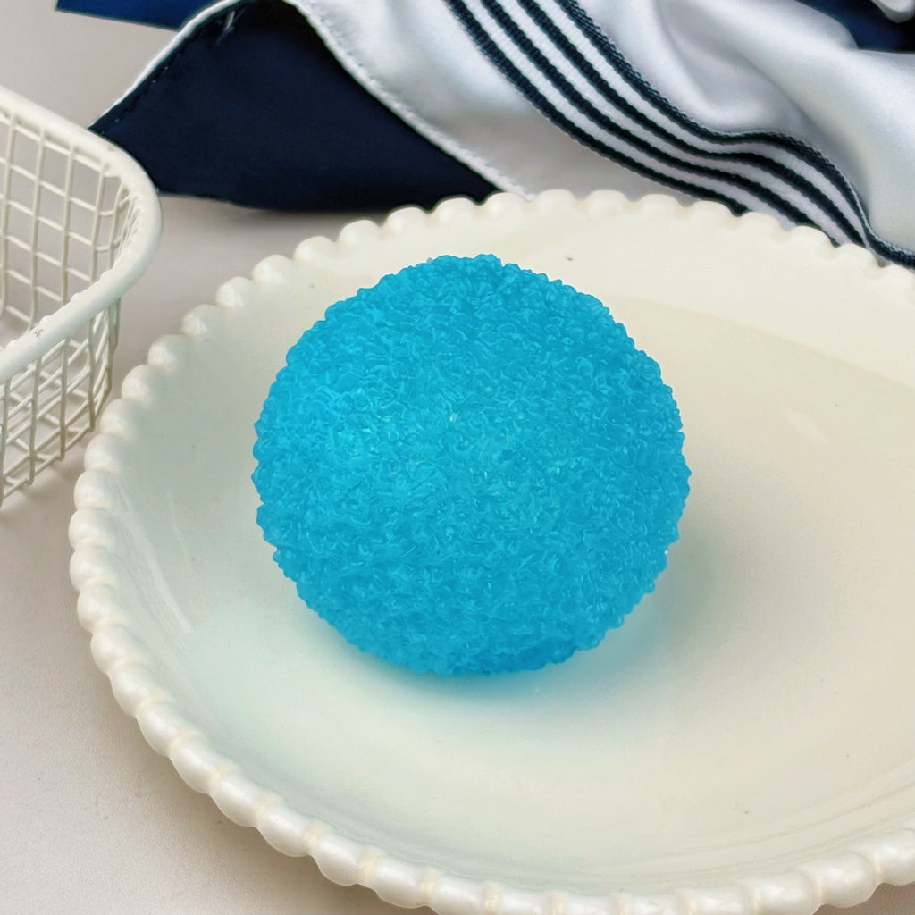 Fuzzy Textured Stress Ball, Soft Spiky Squeeze Fidget Toy for Anxiety Relief, Sensory Toy for Kids & Adults