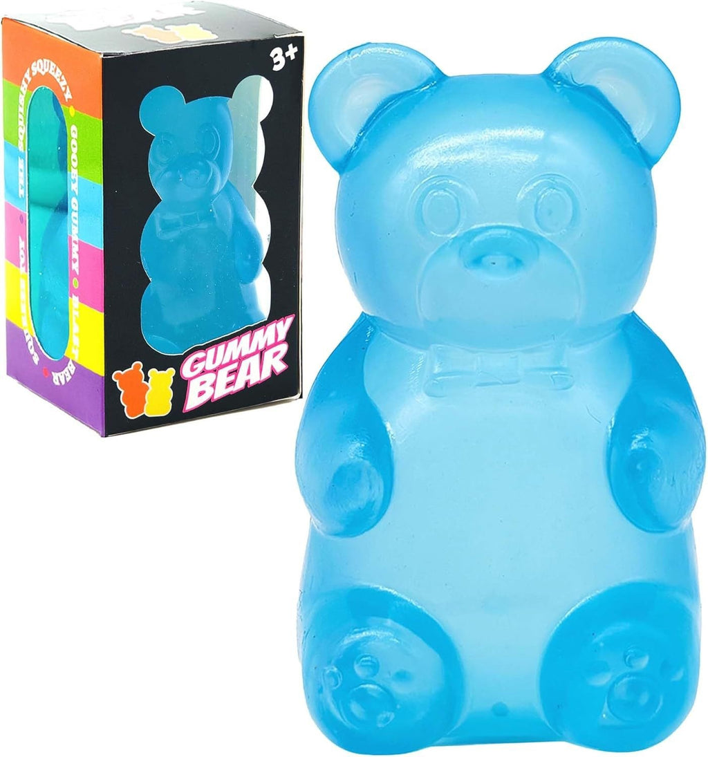 Kawaii Gummy Bear Squishy Toy, Slow Rising Squeeze Stress Ball, Fidget Sensory Toy for Kids Birthday Gift